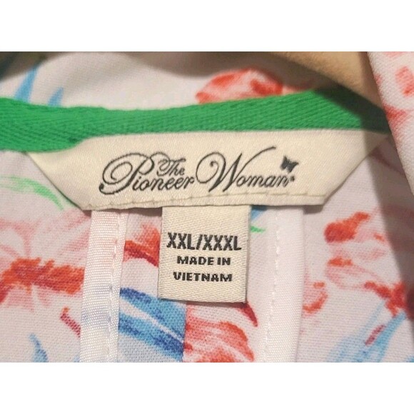 The Pioneer Woman Boyfriend Blazer Plus XXL/XXXL Multicolor Floral Garden New - Picture 4 of 10